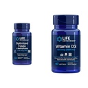 Estensione di vita Ottimizzato Folate Cuore & Brain Support Tablets e Vitamina D3 Bone, Brain & Immune Health Softgels - 100 compresse, 60 Softgels
