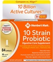 Membres marquent 10 souches probiotiques (84 ct.)