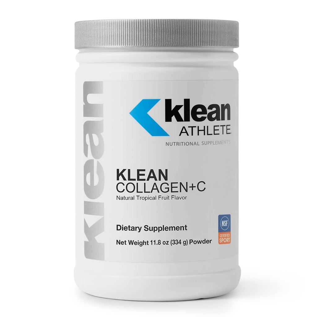 Klean Athlete Klean Collagen+C | Unterstützt Muskel-Skelett-Gesundheit, um Leistung und Mobilität zu optimieren | 11.8 Unzen | Natürliche Tropische Frucht Geschmack