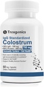 Trexgenics Colostrum 750 mg, 20% IgG, 60% Protein, Immunity, Gut Health Support Vegetariano & Non OGM (60 capsule di Veg.) (Pack of 1)