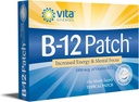 Vita Sciences Vitamin B12 Patch - Extra Stärke Formel für Männer und Frauen, 1 Monat Versorgung. Energie, Fokus, Gedächtnis und Stoffwechsel