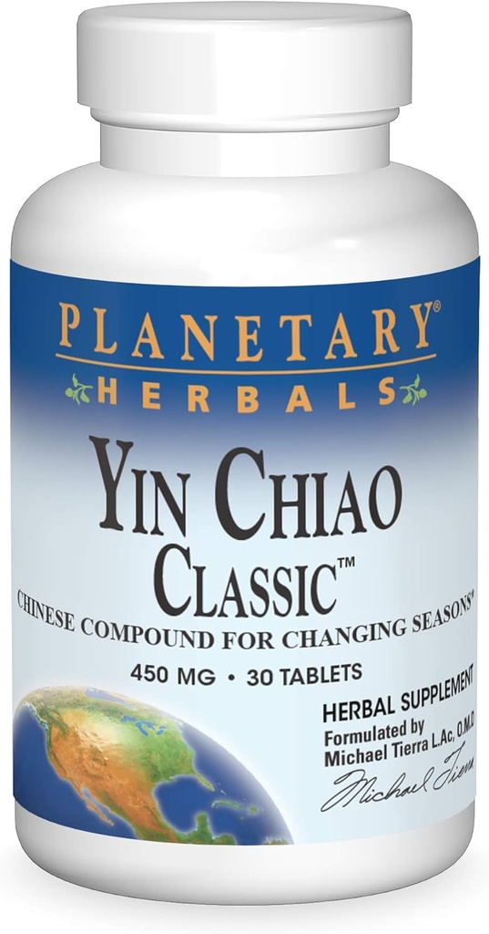 Erboristeria Planetaria Yin Chiao Classic Tablets, 450 mg, 30 Conte