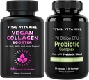 Vitamine vitali Vegan Collagen Booster + Complesso Probiotico