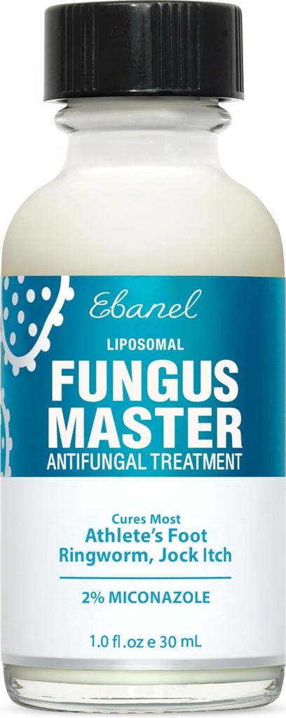 Ebanel Athletes Fußbehandlung extra Stärke, Antifungal Creme für Fußpilz, mit Miconazole, Undecylensäure & Teebaumöl, Fast Itch Relief, Treats Pilz Infektion Lead toenail Fungus