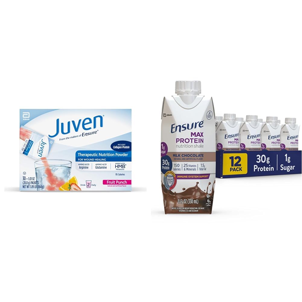 Juven Therapeutic Nutrition Drink Mix Pulver für die Wundheilung Unterstützung & Sicherstellen Max Protein Nutrition Shake mit 30g Protein