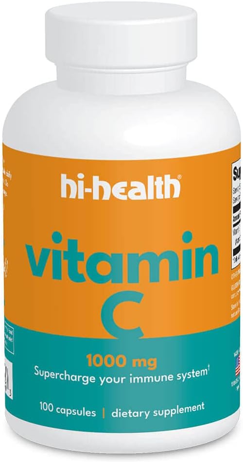 Hi-Health Vitamin C 1000mg mit Rose HIPS (100 Kapseln)