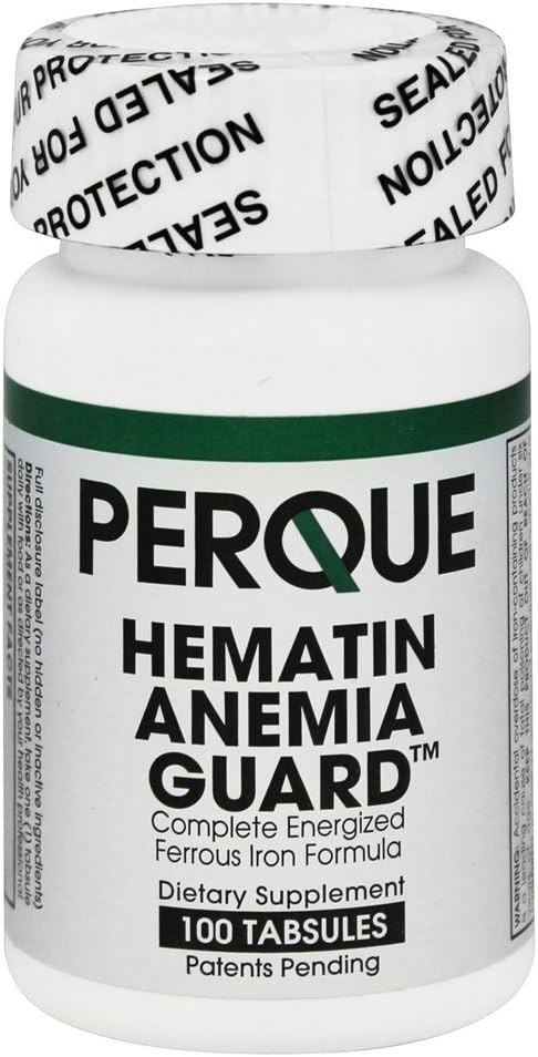 Perque Hematin Anemia Guard, 100 Conte