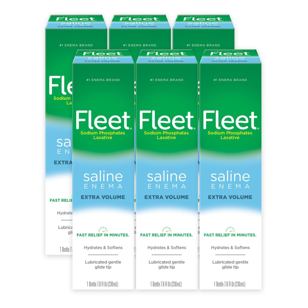 Flotte Laxative Saline Laema, 7,8 Fl Oz (paquet de 6)