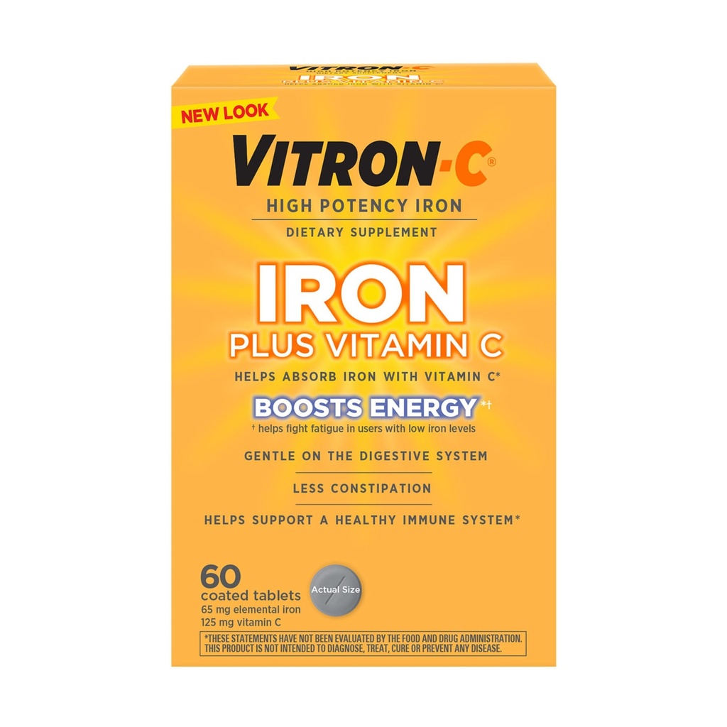 Vitron-C Multivitamin Tablet 63736012301 1 Bottiglia, 60 per bottiglia
