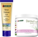 Gesunde Habits Skincare Bundle - 1.7oz DermaTox Salbe und 1.5 Unze Silber Defense Gel - All Natural, All Purpose, Safe and Effective Skin Nourishment