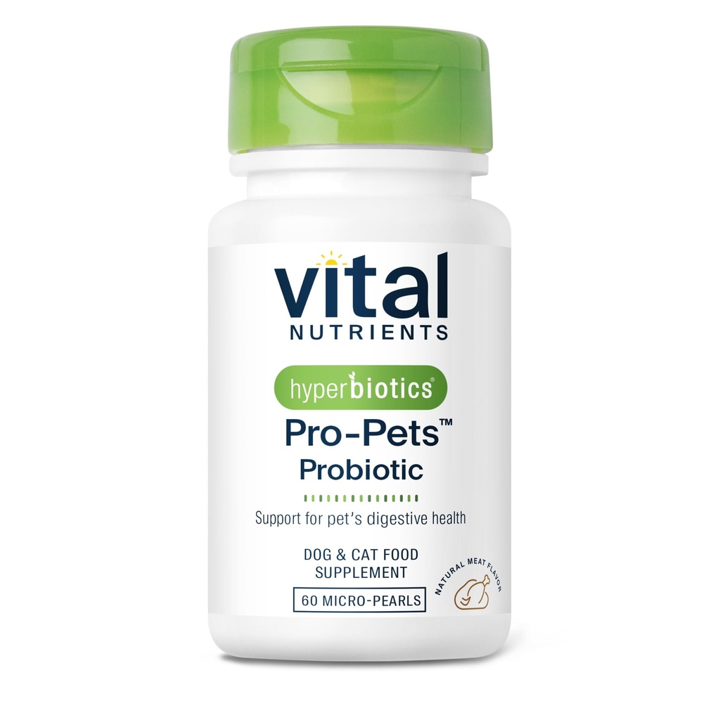 Vital Nutrients Pro animaux de compagnie Probiotiques pour chiens et chats