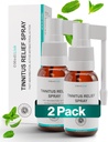 Medilisk Tinnitus Relief Spray – unterstützt Tinnitus Relief für Ringohren – Herbale Ohrpflegeprodukte – Tinnitus Behandlungen Prävention – Nicht-Steroidal & Allergiker – 1 Fl Oz – Paket von 2