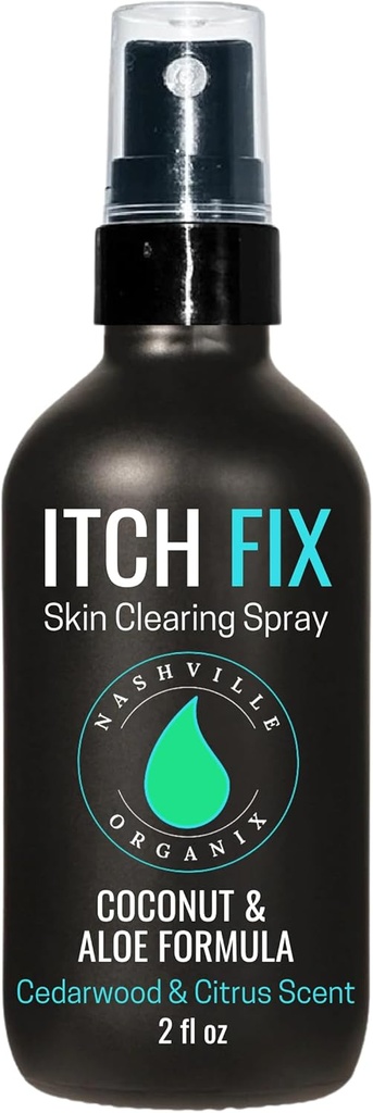Dr. A's Itch Fix Haut Clearing Spray | Sportler Fuß & Jock Itch Lösung | Itching Relief für Groin, Füße, Innerer Schenkel | Natürliche Inhaltsstoffe und ätherische Öle | Odor Eliminator 4oz