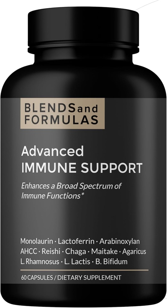 Immununterstützung (mit Monolaurin, Lactoferrin, Pilzen und Probiotika)