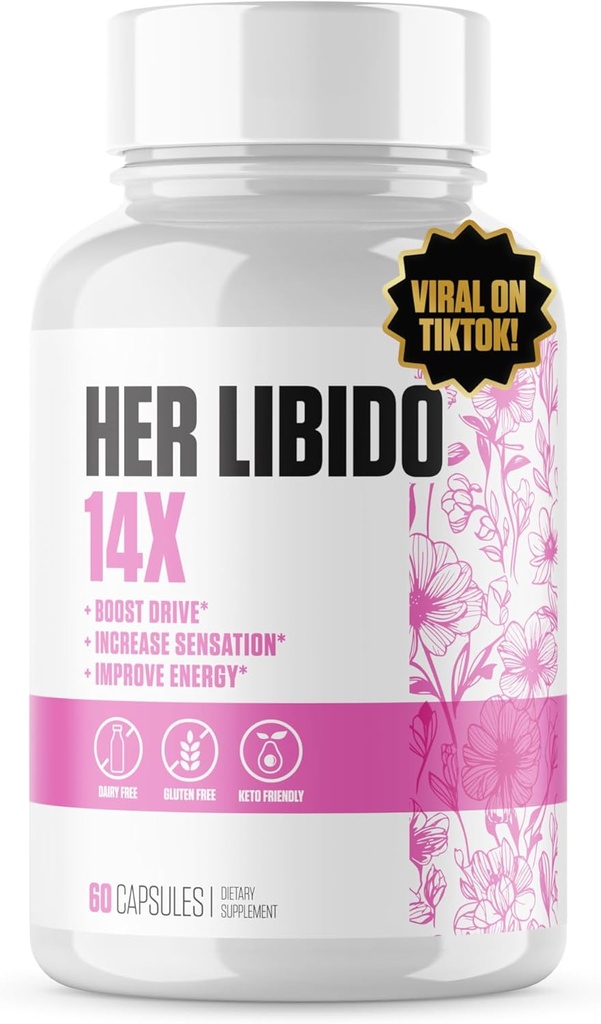 EPN Ergänzungen Ihre Libido 14x Extra Strength | #1 Bewertete weibliche Enhancement & Energy Booster Steigerung Drive,Boost Mood,Balance Hormone w/ BioPerine,Ashwagandha, Maca Root + 11 Mehr - 60 Pillen