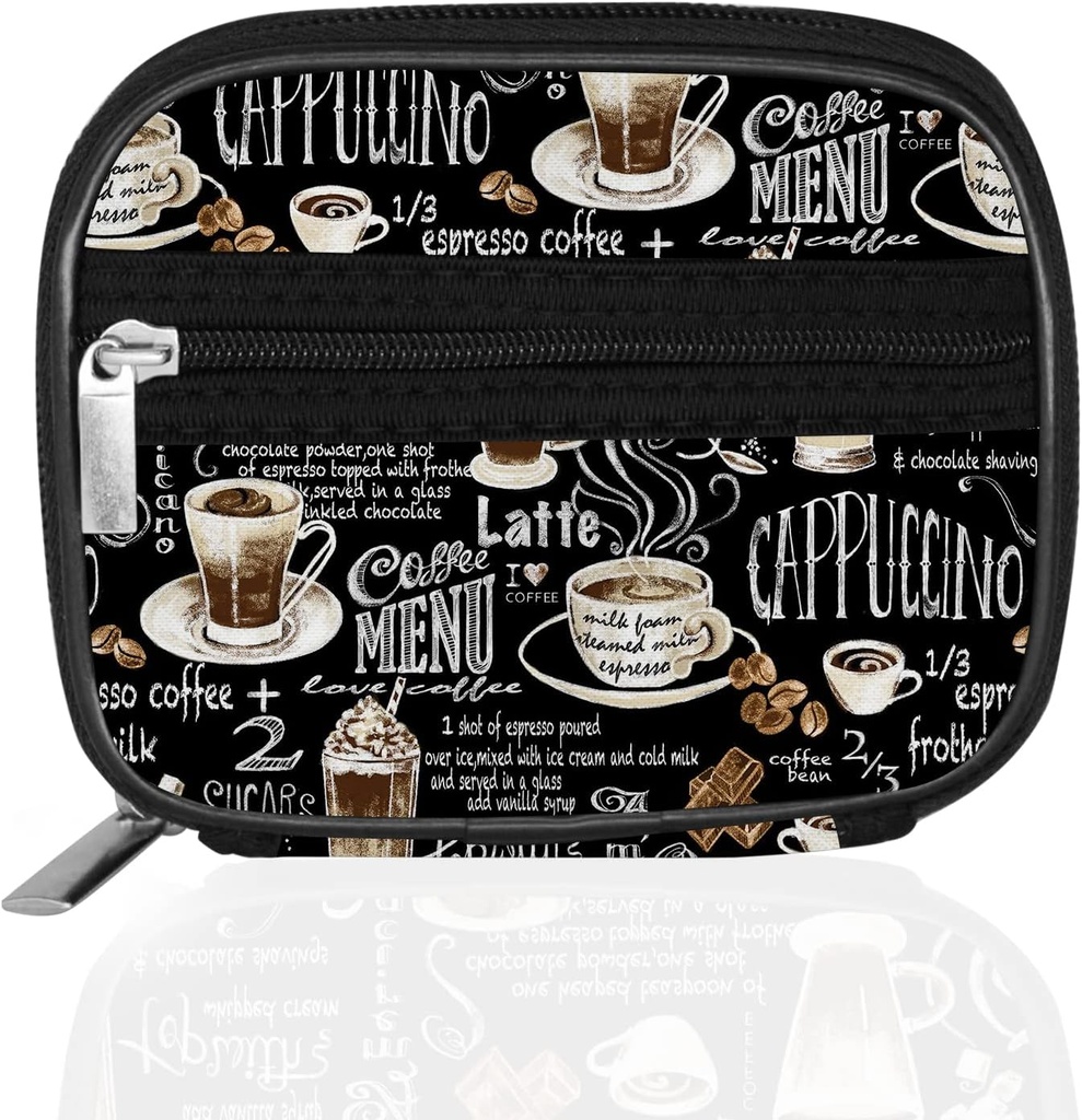 Serfeymi Weekly viaggio Pill Organizer caso per la borsa con rimovibile 7 giorno Pill Box, Fashionable Travel Medicine Organizer Pill Container per Medicina, Vitamina, Supplemento - Nero 02