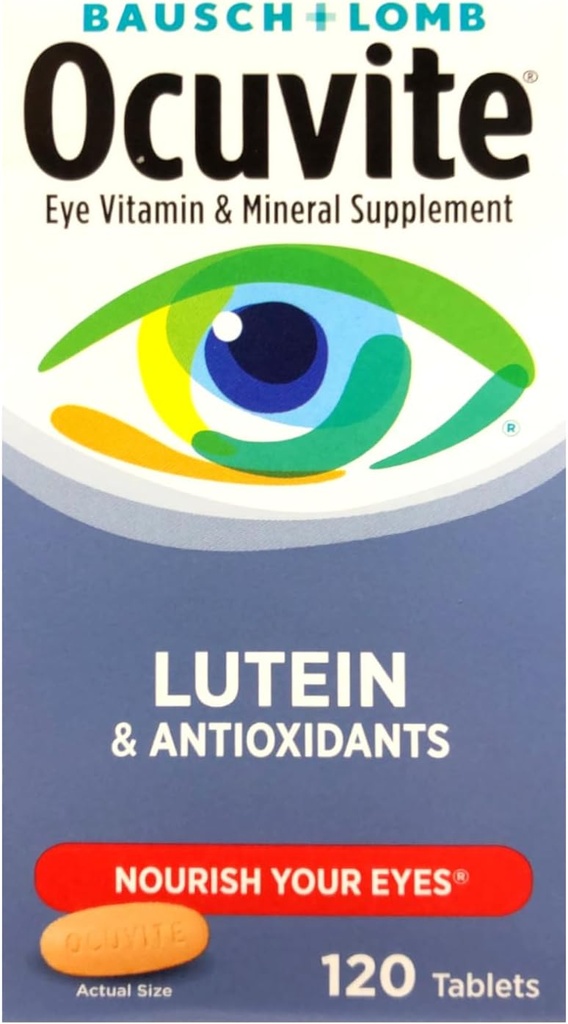 Bausch & Lomb Ocuvite con Lutein - 120 compresse