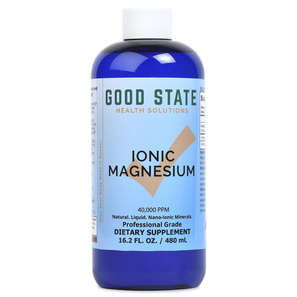Bon état d'état ionique Magnésium 16 oz.