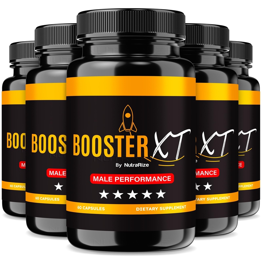 NutraRize (Pack mit 5 Booster XT für Männer, männliche Verstärkung Kapseln, Premium-Formel zu unterstützen tägliche Energie & Peak Performance, Multivitamin Pillen für Gesamtgesundheit, Bewertungen (300 Kapseln)
