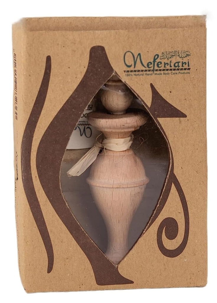 Nefertari 100% naturel égyptien Eyeliner en forme de poudre, Eyeliner fait main avec pharaon emballage