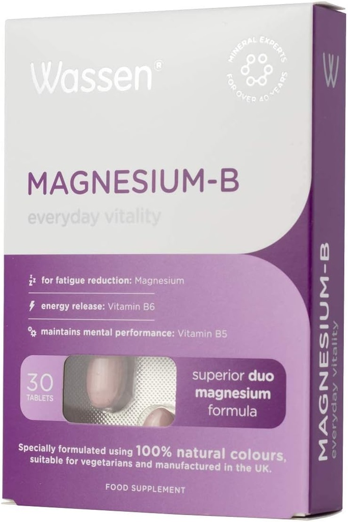 Wassen Magnesium B 30 Tabletten von Wassen International