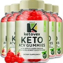 (5 Pack) Ketovex Keto BHB Gummies Formule avancée, Ketovex BHB Gestion du poids Gummies ACV Avis, Ketovex ACV Keto Vex BHB Gummy Gomitas Ketosis, Ketovex Gummies, B12 (300 Gummies)