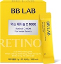 BB LAB Retinol C 1000, Pulvermischung mit Vitamin C, Retinol, Vitamin E, B5 & Zink für Radiant Skin, Korea Inner Beauty Supplement für Gesunde Haut