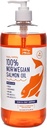 iHeartDogs Huile de saumon pour chiens et chats - La peau nourissante et l'huile de poisson Omega 3 pour chiens soutient l'allergie et le soulagement des démangeaisons, la santé cardiovasculaire et la santé articulaire - 32 oz