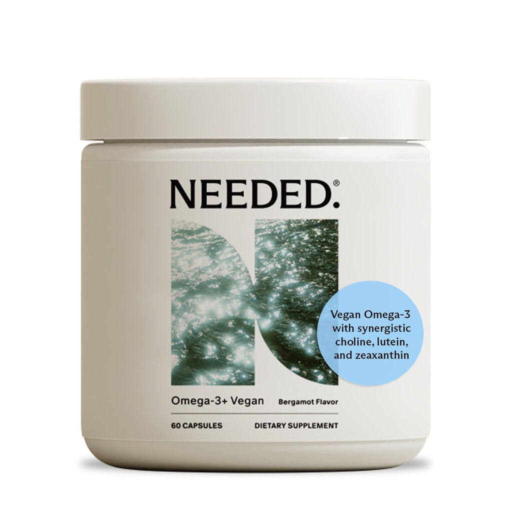 Braucht. Pränatal Omega-3 - hohe Potenz Dose von Sustainable Sourced Fish Oil, Bergamot Flavor, 1000mg DHA, 1000mg EPA, umhüllt in einem Gelatin-freien, Plant-Based Softgel Shell, 30-Day Supply
