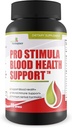 Pro Stimula Blood Health Support - Premium Berberine Formel mit Cinnamon, & Ginger - Förderung von Pancreas Gesundheit & Nierengesundheit - Unterstützung gesunden Blutfluss - Zink-Natur-Unterstützung