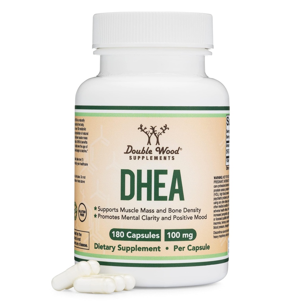 DHEA 100mg.180 Capsules.