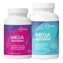 Microbiome Labs MegaSporeBiotique (60 Capsules) + MegaIgG2000 (120 Capsules) Bundle de soutien Gut et Immune - Probiotique à base de spores avec immunoglobuline sans lait concentré