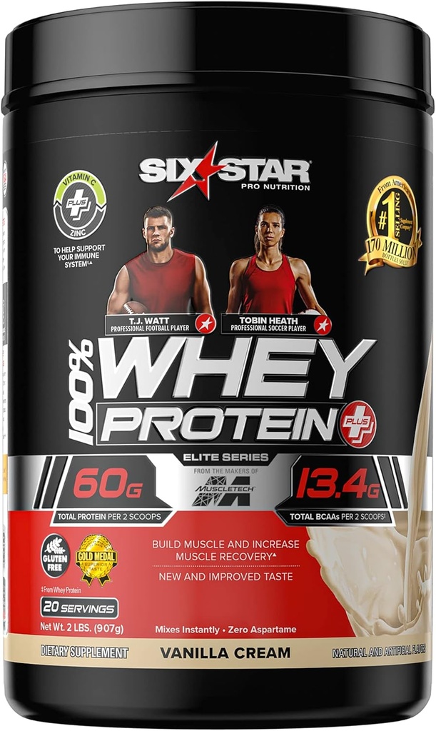 Poudre de protéines de lactosérum + support immunologique de lactosérum Protéine de lactosérum Plus de lactosérum Protéine de lactosérum Isolate et peptides + Muscle Builder