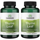 Swanson Thyme Leaf - Kräuterergänzung Unterstützung Atemsystem Gesundheit - Natürliche Formel hilft Verdauungssystem Gesundheit - (120 Kapseln, 500mg Jeder) (2 Packung)