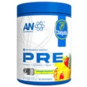 AN Pre-Workout Polvere supplemento per gli uomini e le donne | Miscela di bevanda di energia con 300 mg di caffeina + Beta Alanina + Citrullina | Terze Parti testate | Ananas di fragole | 30 Serve