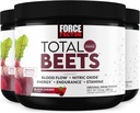 FACTEUR DE FORCE Total des betteraves Superfood Beet Root Powder 3-Pack, Nitrates pour soutenir la circulation, le flux sanguin, l'oxyde nitrique, l'énergie, l'endurance, l'endurance, l'endurance, supplément de santé cardiaque cardiovasculaire, 90 portions
