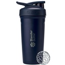 BlenderBottle Sport Insulated Stainless Steel Shaker Bottle mit Wire Whisk, 24-Ounce, Navy – Protein Shakes & Hydration für Athleten & Fitness Enthusiasten, Easy Mixing, hält Getränke kalt, Lockable Lid