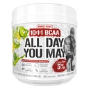 5% Ernährung Rich Piana AllDayYouMay BCAA Powder | Premium Intra & Post Workout Aminosäuren, Hydration, Endurance, Muskel-Recovery, Joint & Liver Support oz 15,3 oz, 30 Servierungen (Lemon Lime)