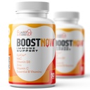 BoostNow 14-in-1 Immununterstützung Kapseln - Verbessert mit Vitamin C, D-3, Zink, EpiCor, Elderberry & More - 90 Count