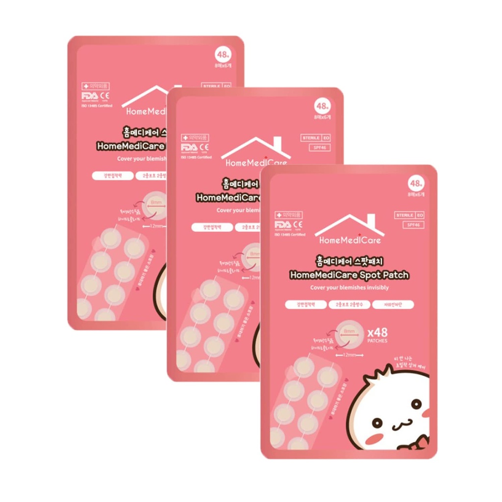 Spot Bean Homemedicare Acne Korean Pinple Spot Healing Patch Absoring Hydrocolloïde Acne Pinple Patch SPF46 (144 Patches) Couverture Blemish & Zits