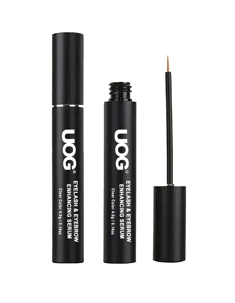 UOG (Unito) Eyelash Enhancing Serum Complex. Condizionatore per ciglia avanzato. Allergia libera. Più lunga, più forte. Ciglia dall'aspetto più sfinito. Qualsiasi tipo di pelle, alimentazione di 6 mesi (4mL)