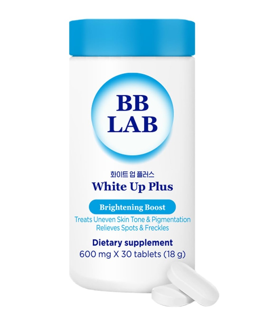 BB LAB White Up Plus Integratore Avanzato per il supporto della pelle, Glutathione coreana, L-Cystine, Vitamina C, Spots Oscuri & Acne Skin