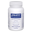 Reine Kapseln Ultra B-Komplex mit PQ | Vitamin B Ergänzung zu Nerven, Zellen, Methylierung und Mitochondriale Gesundheit* | 60 Kapseln