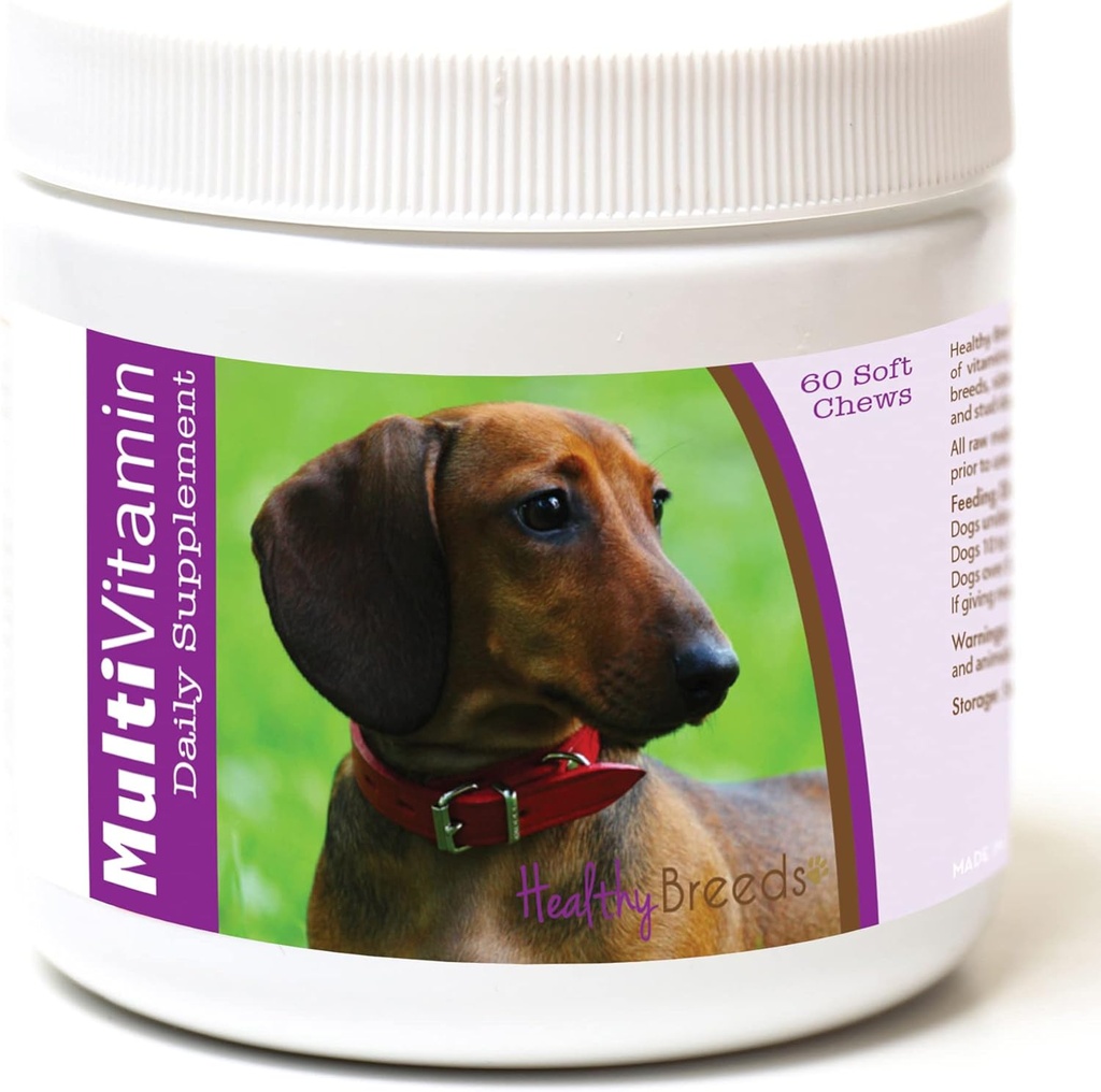 Gesunde Rassen Dachshund Multi-Vitamin Soft Chews 60 Count