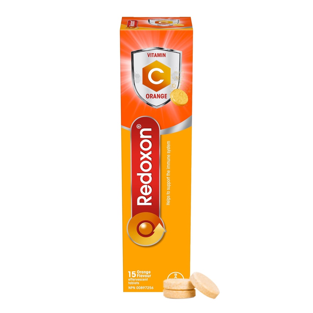 Comprimés effervescents Redoxon orange Vitamine C 15 Comprimés effervescents orange