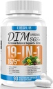 DIM Supplement Estrogen Balance für Frauen und Männer, 1675 mg Estrogen Supplement Hormonelle Akne Unterstützung, Menopause Unterstützung, Antioxidans Unterstützung,DIM SGS 90 Veggie Kapseln,44 Tage Versorgung-023