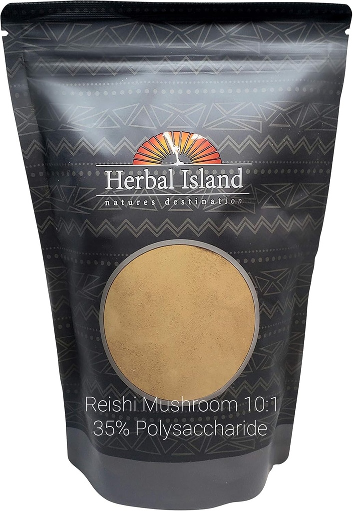 Estratto di funghi Reishi 10:1 Polvere 1 LB o 16 OZ 35% Polysaccharides Ganoderma lucidum
