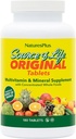 NaturesPlus Fonte di Vita - 180 compresse, Confezione da 2 - Multi-Vitamin & Mineral Supplement - Supporta Energia Naturale &amp; Benessere Complessiva - Gluten Free, Vegetariano - 40 Total Servings
