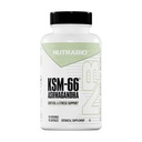 NutraBio Ashwagandha KSM-66 | Ashwaganda Kräuterergänzung für Stress, Stimmung und Leistung | 600 MG klinisch untersucht KSM66 90 Kapseln