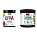 Kraftfaktor Total Beets Organic Beetroot Powder Superfood to Boost Daily Nutrition, USDA Organic & Smarter Greens Daily Wellness Powder zur Unterstützung von Energie, Immunität und Verdauung